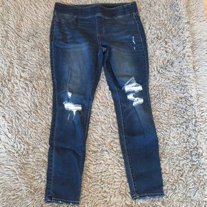 Old Navy distressed Rockstar Jeggings size 14
